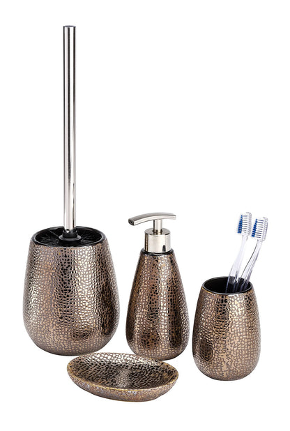 TOOTHBRUSH TUMBLER - MARRAKESH RANGE - CERAMIC - BROWN