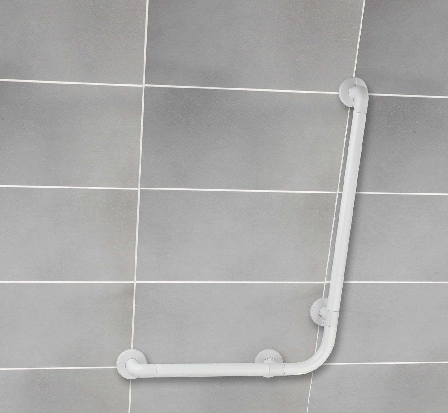 GRAB RAIL - SECURA RANGE - WHITE - 90° 55 - 5X78CM