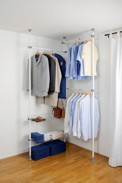 HERKULES DUO TELESCOPIC CLOTHES RACK SYSTEM