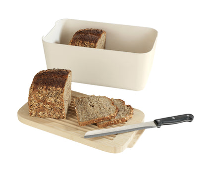 DERRY BREAD BOX - BAMBOO LID & INTEGRATED CUTTING BOARD