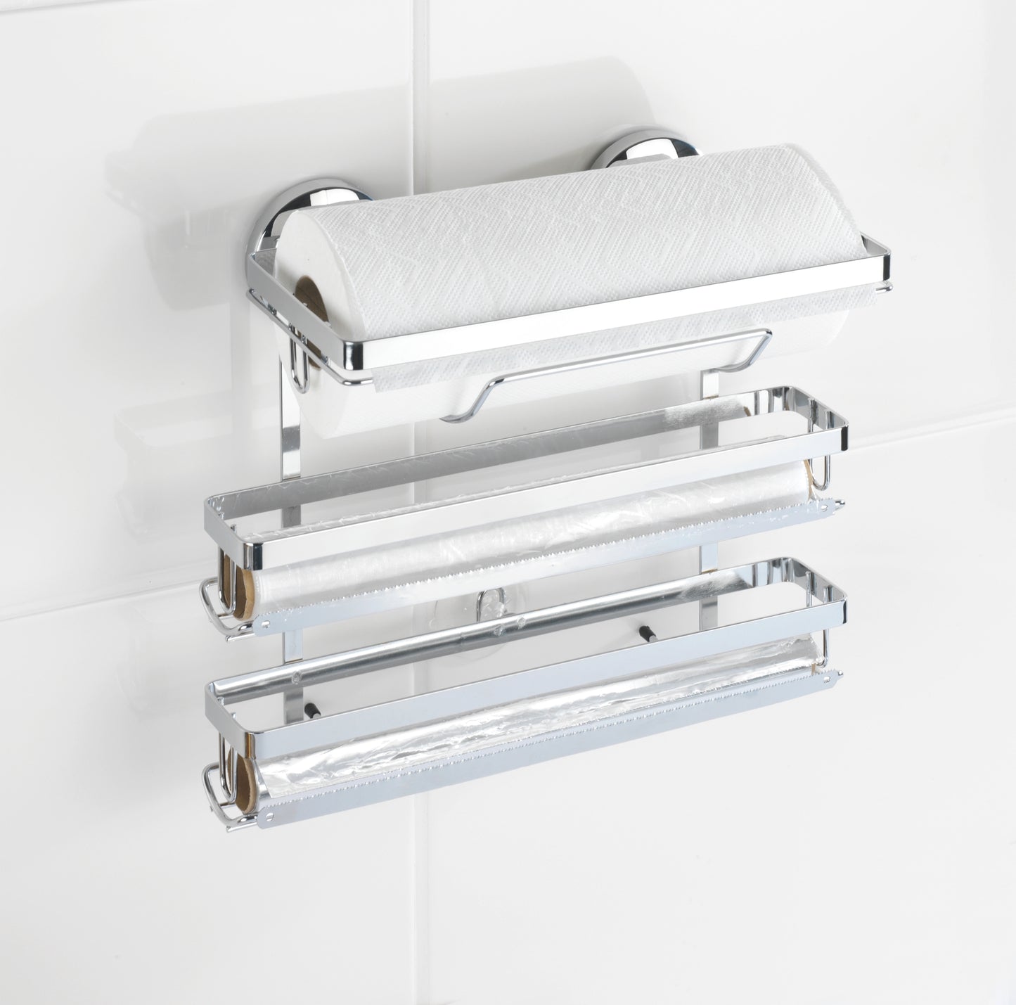 MAGIC-LOC KITCHEN ROLL HOLDER - TRIO - NO DRILLING