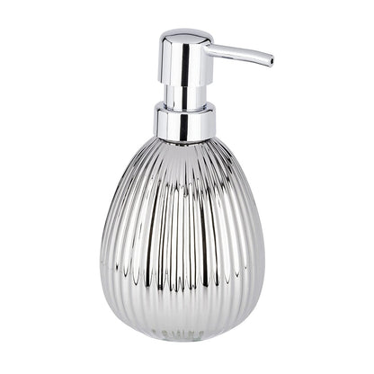 SOAP DISPENSER - POLARIS RANGE “ SILVER RIFF - CERAMIC