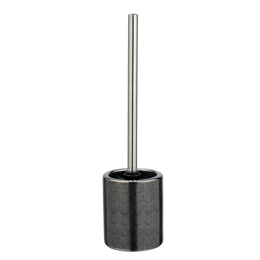 TOILET BRUSH – NURIA RANGE – SILVER/ANTHRACITE - CERAMIC