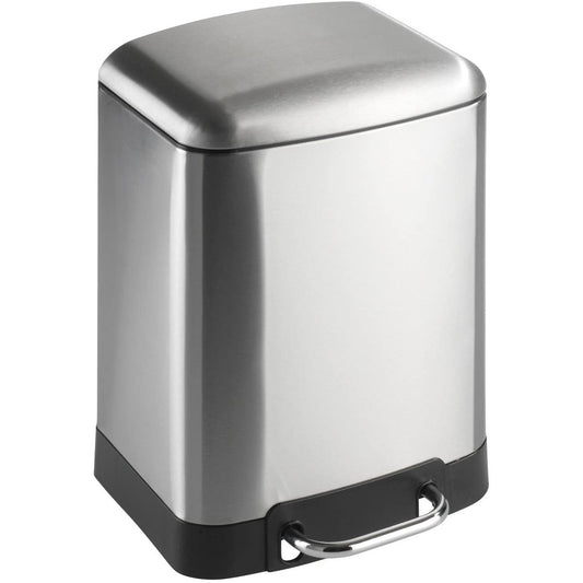 6L PEDAL BIN - STUDIO - STAINLESS STEEL - EASY CLOSE