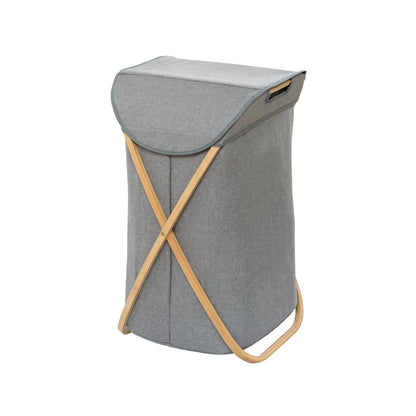 LAUNDRY BIN 79L - BAHARI RANGE - BAMBOO GREY