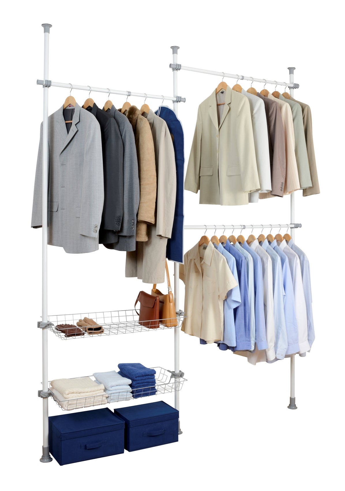 HERKULES DUO TELESCOPIC CLOTHES RACK SYSTEM