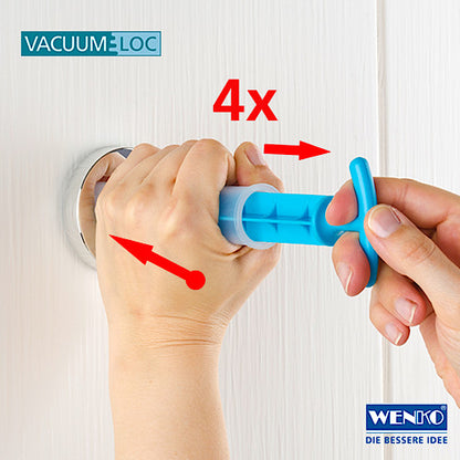 VACUUM-LOC SOAP HOLDER QUADRO RANGE - S/STEEL - NO DRILLING