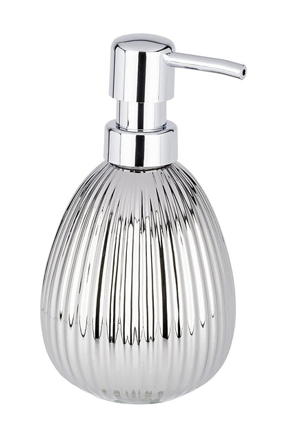 SOAP DISPENSER - POLARIS RANGE “ SILVER RIFF - CERAMIC